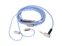 Cable De Auriculares De Cobre Plateado Mejorado Para Se846 Se535 Tk200 T100 Ue900 Con Micrófono