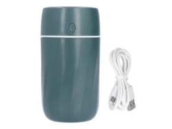 Mini humidificador portátil de 300 ml con luces de colores para el hogar, el dormitorio, la oficina y el coche.