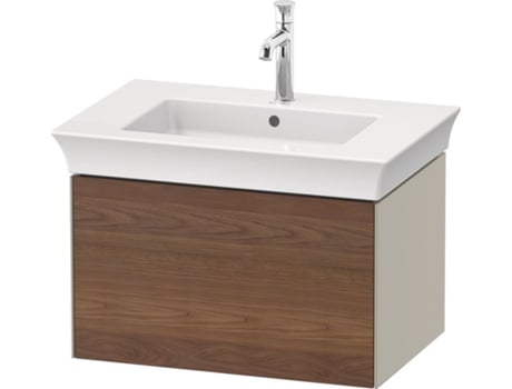 DURAVIT Tulip blanco, mueble de baño montado en la pared, ancho 684 x profundidad 458mm, con 1 extractor, con tecnología de punta, WT42410