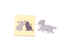 45 pegatinas para planificadores, gatitos, decoración DIY, scrapbooking, pegatinas de dibujos animados