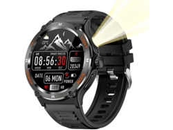 Reloj inteligente deportivo Bestvite para hombre, pantalla táctil HD de 1,53'', resistente al agua hasta 3 ATM, monitor de frecuencia cardíaca y oxígeno en sangre.