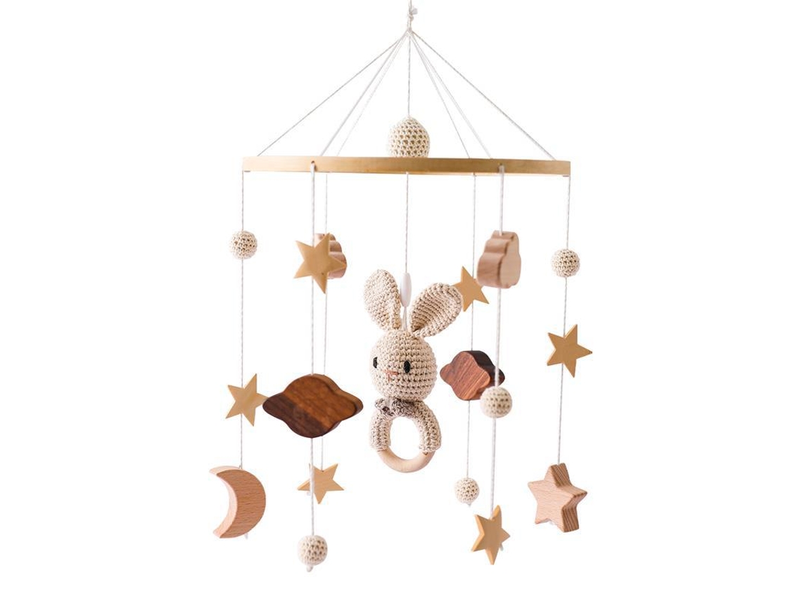 Timbre Móvil Estilo Escandinavo "noche Estrellada" (edad Mínima: 0 Meses)*