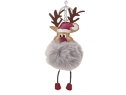 Bonitos llaveros para mujer, divertido regalo de Navidad de cumpleaños, decoración de llave de coche, colgante de mochila (ceniza) RNEMITERY