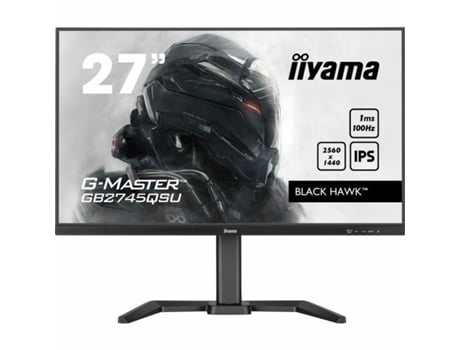 Monitor Gaming IIYAMA GB2745QSU-B1 (Negro - LED - IPS - AMD FreeSync - 27 - 1 ms - 2K ULTRA HD)