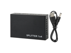 Divisor HDMI (división de 4 puertos, compatible con 4K y 3D)