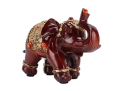 2026-estátua De Elefante De Resina Duradera Lindo Elegante Atrai Prosperidade Decoração Para Lar Quarto Escritório