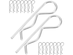Pasadores De Resorte De Acero Al Carbono M2*50, Paquete De 30, Clips Para Enganche De Remolque