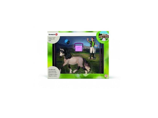 Conjunto de Figuras SCHLEICH Cuidados Caballo Andaluz