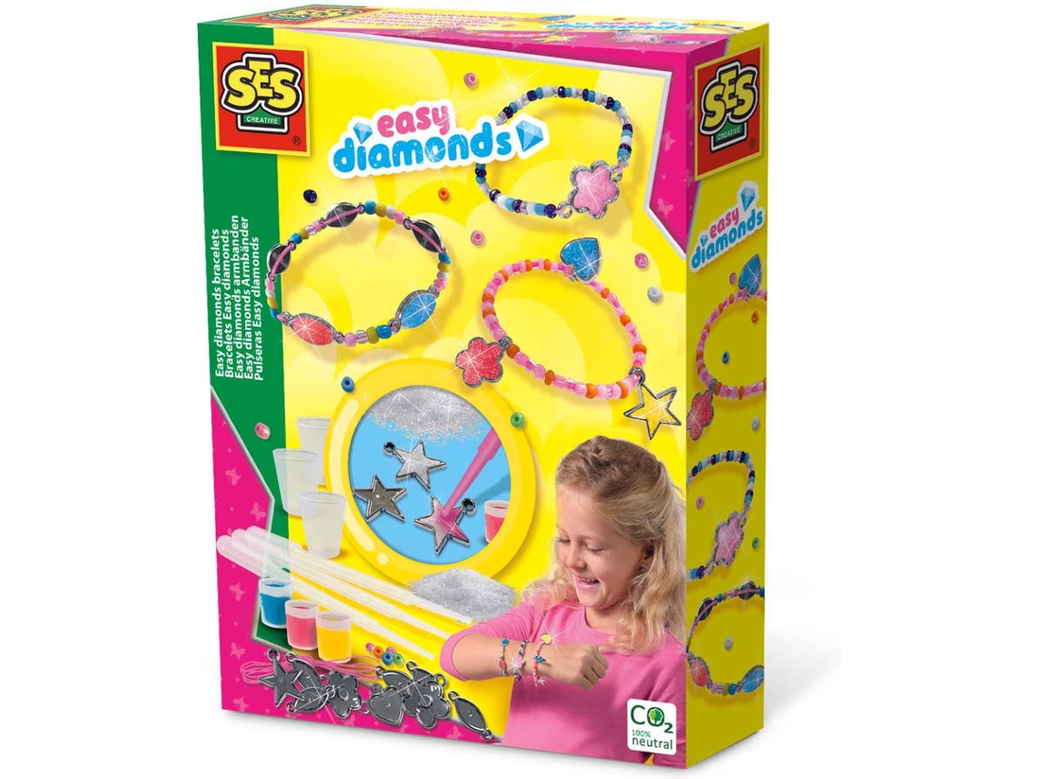 Juego Creativo IZIPLAY Kit Didáctico Crea tus Pulseras y Joyas (Edad mínima: 5 años)