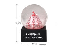 Globo de cristal para mesa, miniatura de cristal MDUG (rojo cristal)