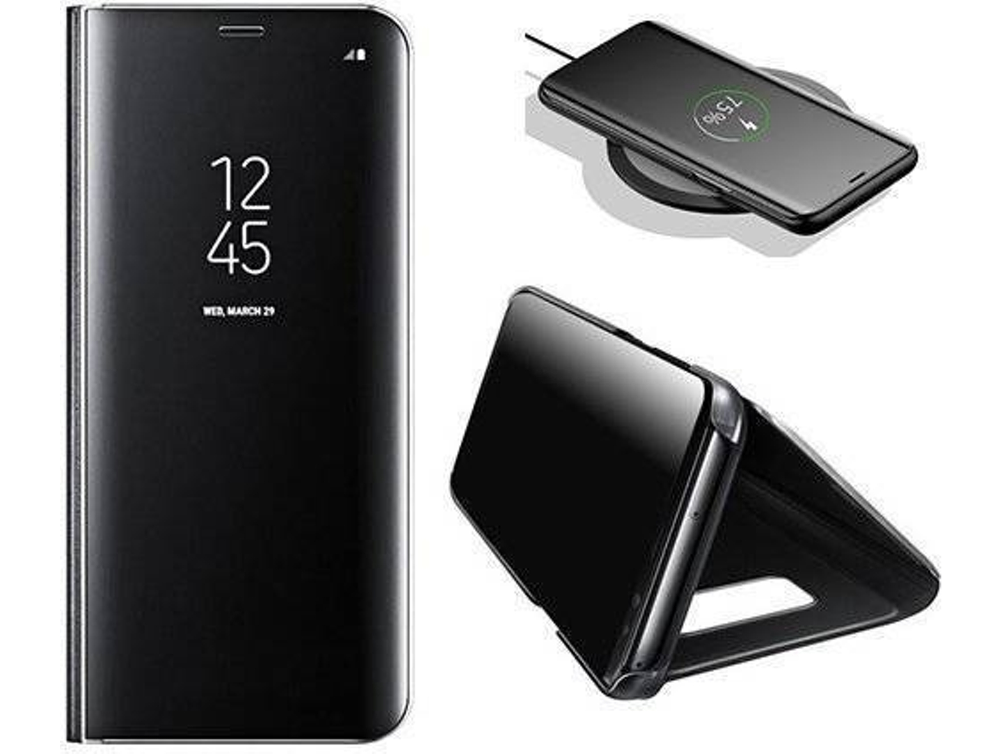 Funda Huawei P40 Lite 5G SmartView Negro