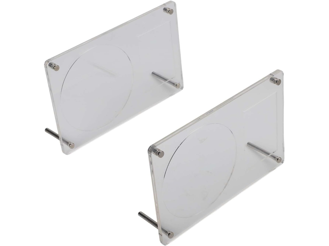 Juego De 2 Elegantes Estuches Transparentes Para Cd, Ideales Para Álbumes De K-pop Y Tarjetas Fotográficas, Perfectos Para El Dormitorio O La Sala De Estar.
