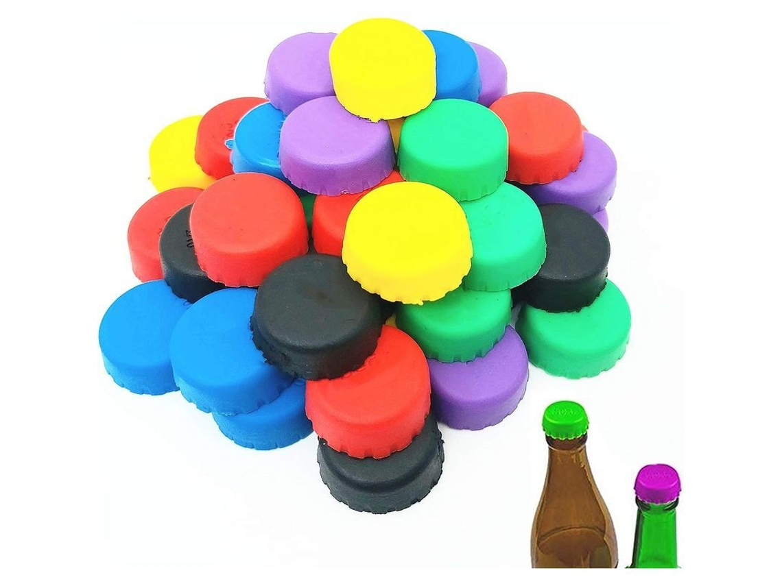 48 Taponeras De Silicona Reutilizables Para Botellas De Cerveza, Airtight, Antideslizantes, Resistentes Al Calor Y Frío