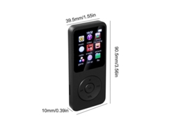 MP3 YIZHOOD (sin tarjeta)Pantalla LCD de música sin pérdidas Bluetooth compatible con tarjeta TF Blanco