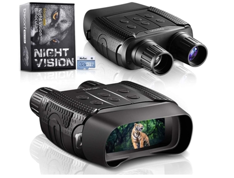Gafas de visión nocturna ENZONS para Adultos Tarjeta de Memoria Gratis 32G Infrarrojo R7 1080P Full Hd para Sa-Black