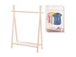 Percheiros ML-DESIGN (Beige - Madeira de Bambú - 69 x 30 x 100)