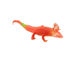 Ats-juguete De Animal Reptil Simulado Que Se Arrastra, Figura Suave Hueca, Modelo De Reptil, Prop De Broma, Juguete Tricky Rojo