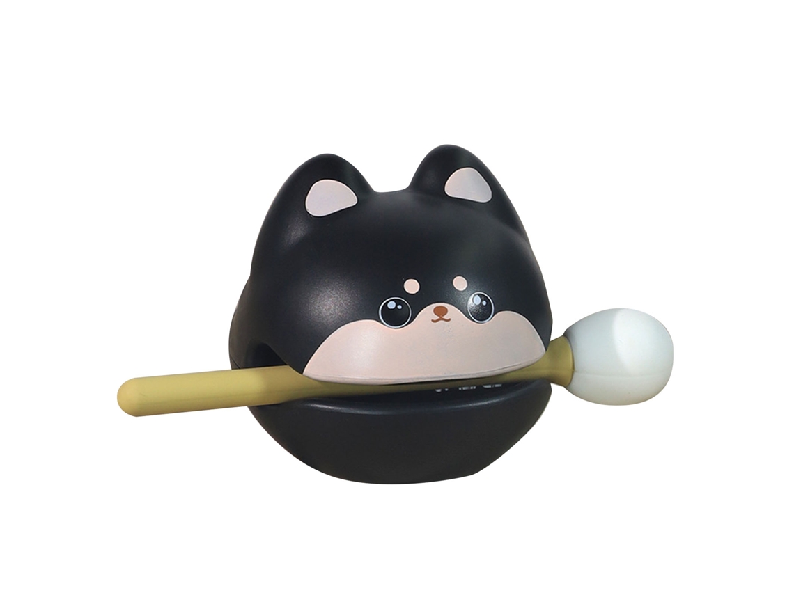 Baok - Instrumento de percusión de resina Zen Pez Cuto Bloque de oficina ornamental para meditación y alivio del estrés Mini figura de animal juguete