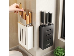 Soporte para cuchillos de cocina, estante para almacenamiento de cuchillos, soporte para secado de cocina, soporte para tabla de cortar