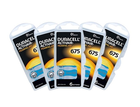 Pilas Para Audfonos Duracell Activair 675 5 Placas