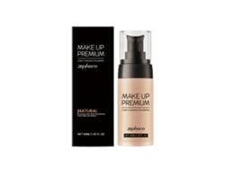 Corrector ligero con base iluminadora, tono natural.
