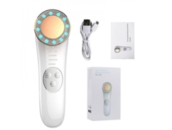 Máquina De Lifting Facial 7 En 1, Masajeador Facial De Microcorriente (mqc), Con Vibración De Alta Frecuencia Y Luz Roja Y Azul.