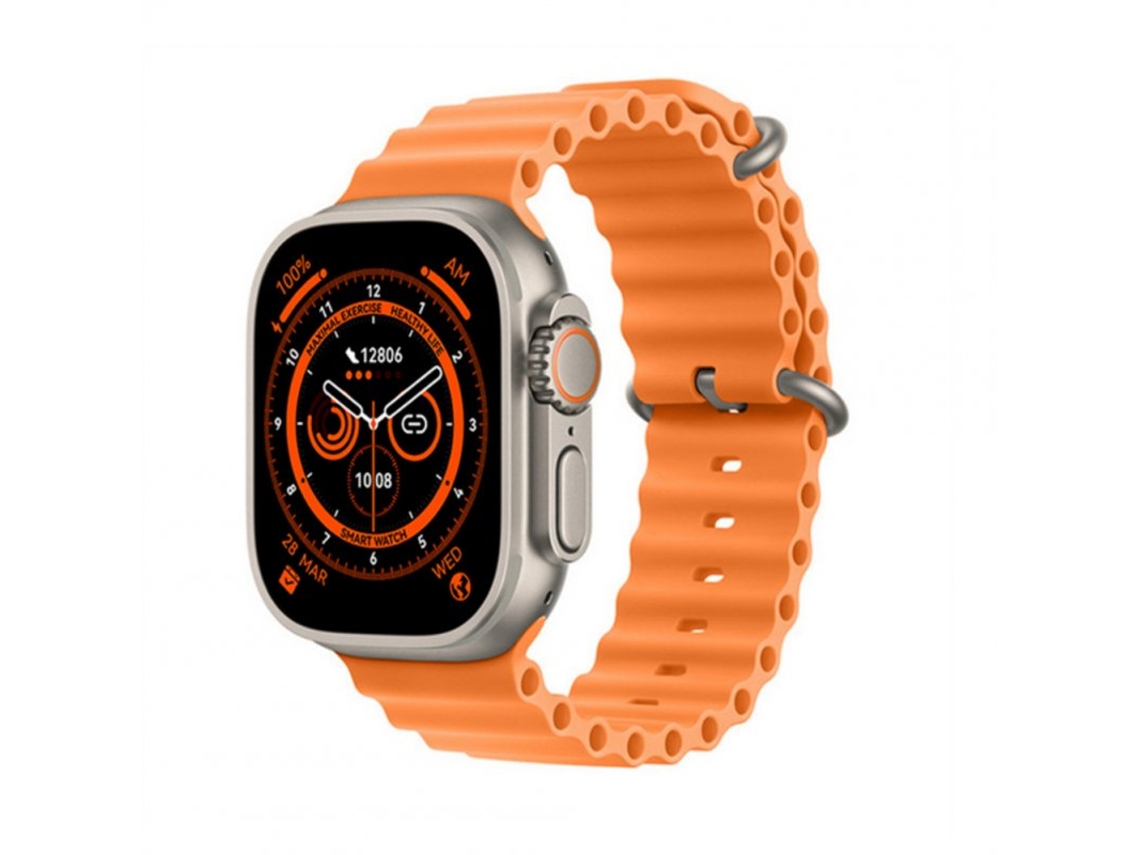 Smartwatch T800 Ultra Series 8 Bluetooth Compatible Call Health Monitoring Fitness Orange