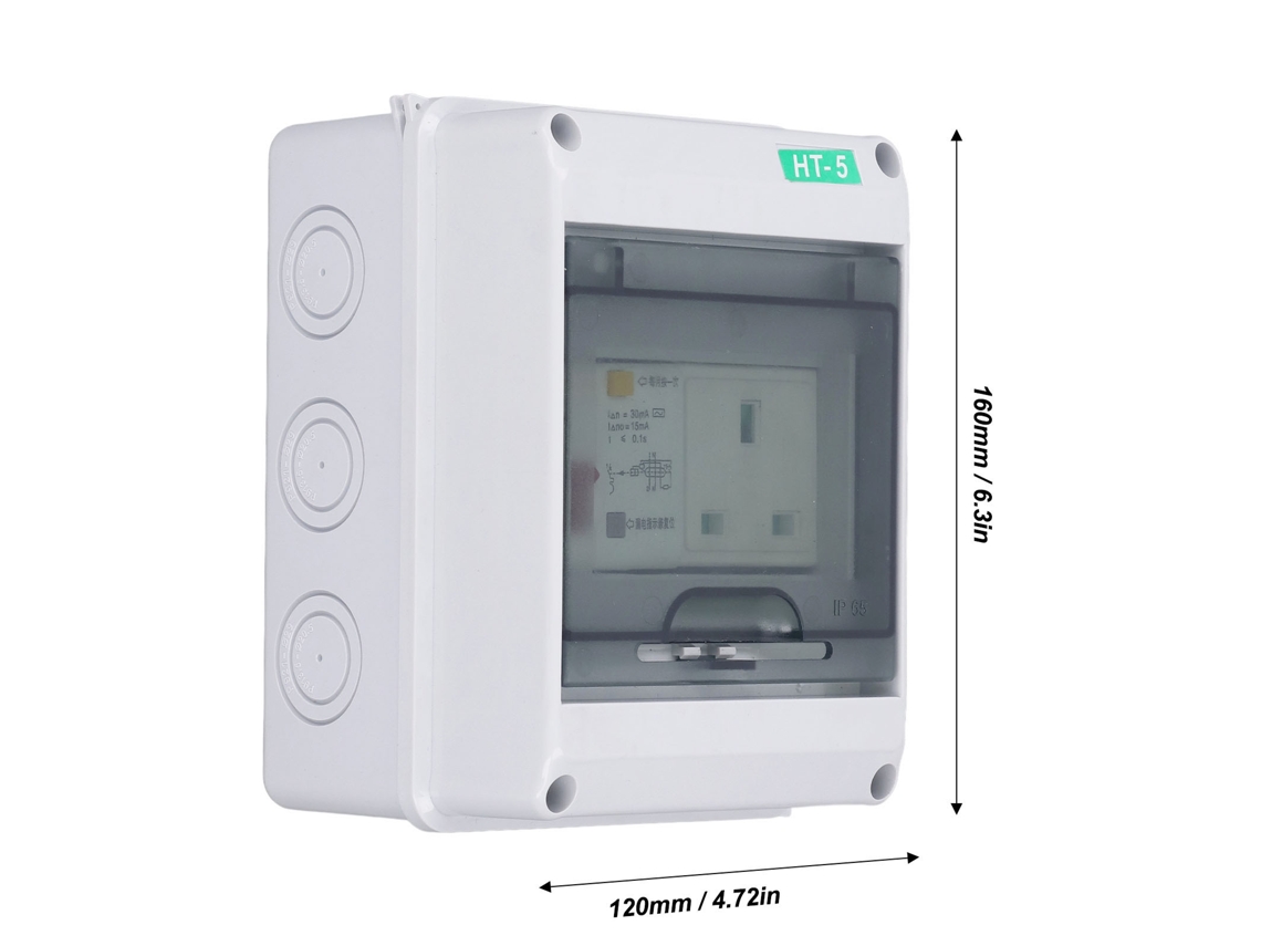 2026as-interruptor De Circuito 13a Ip65 Impermeable Exterior 250vac Caja De Distribución Uk
