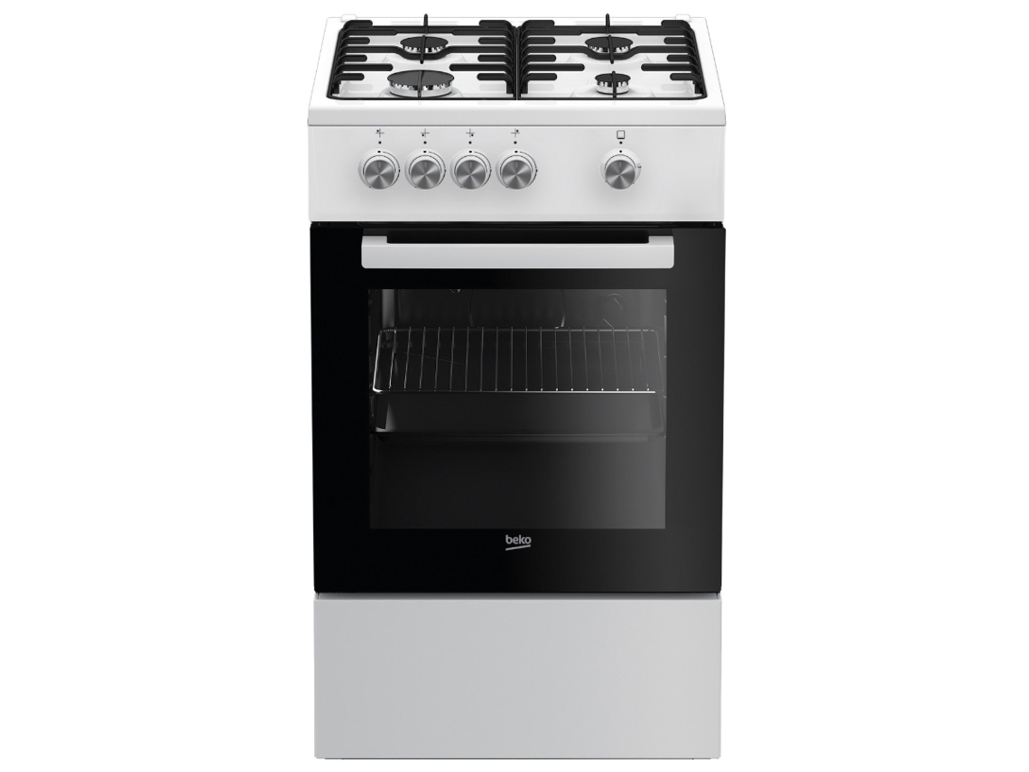 Cocina de gas 68l 4 fuegos blanca FSG52000DWC - BEKO