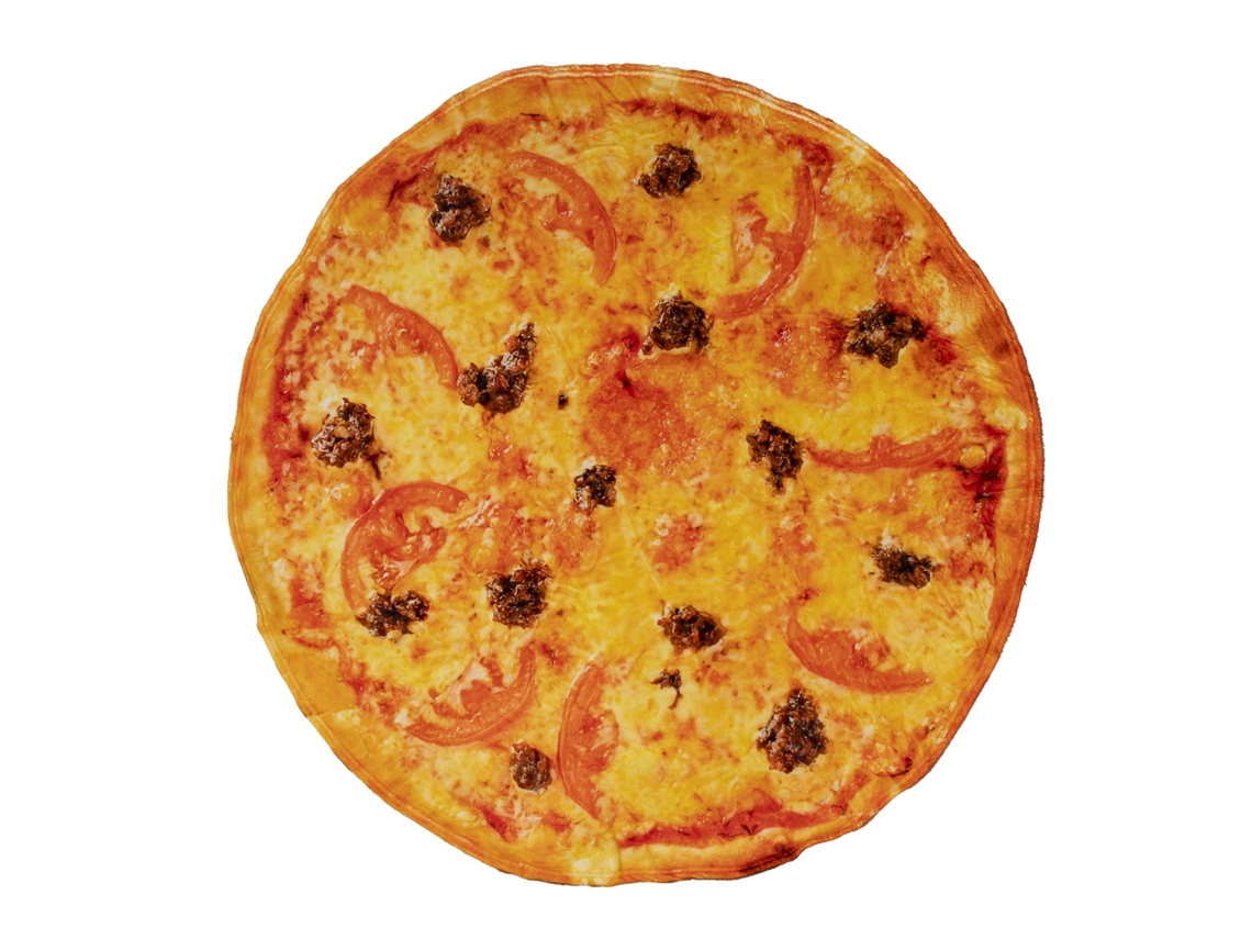Manta Cálida De Franela, 180cm Diseño Pizza