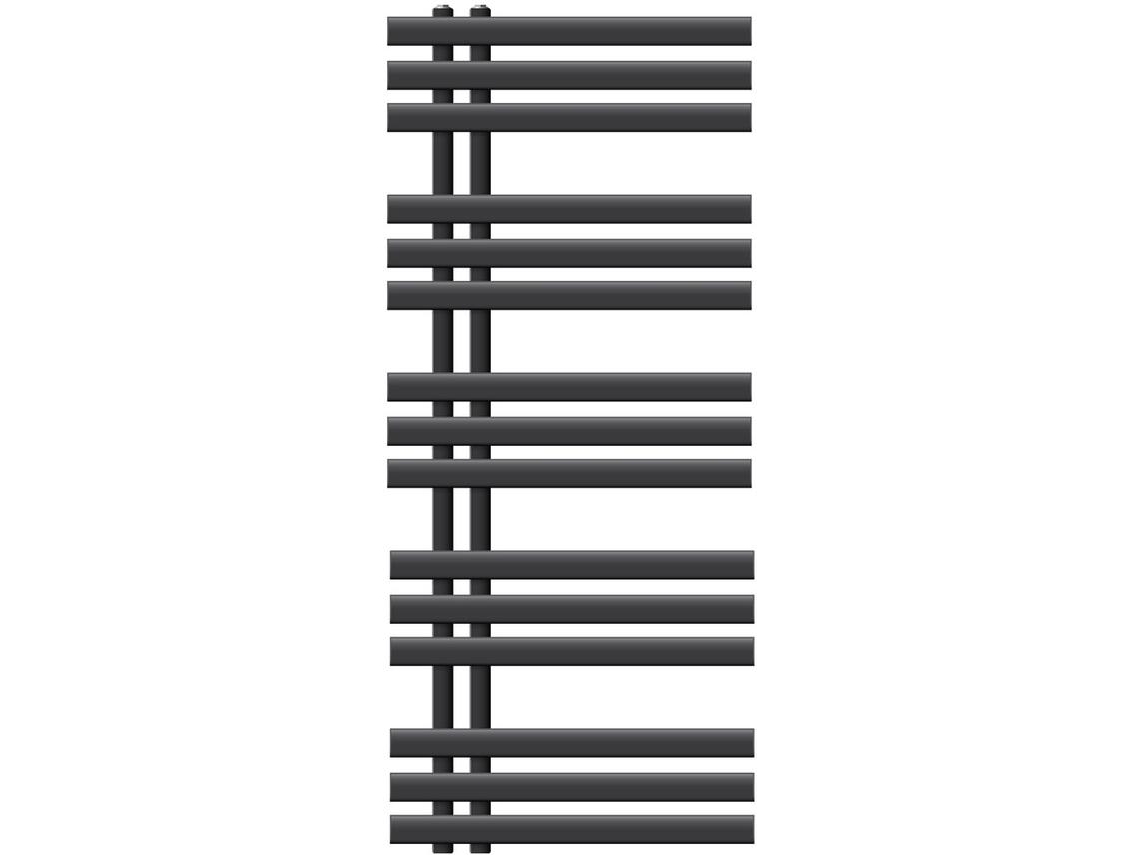 Radiador Toallero de Baño ECD Antracita (Acero - 50 x 120 x 3 cm)