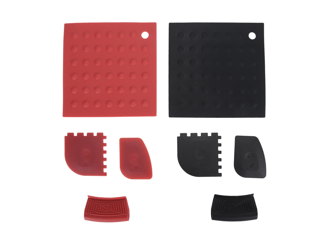 Juego De 8 Protectores Para Salsa Picante Y Espátulas De Silicona Resistentes Al Calor.