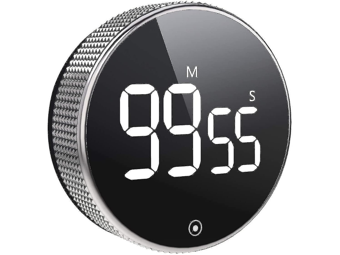 Temporizador Digital De Cocina Con Luz Constante Magnético Grande Led Para Cuentaregresos Y Clases