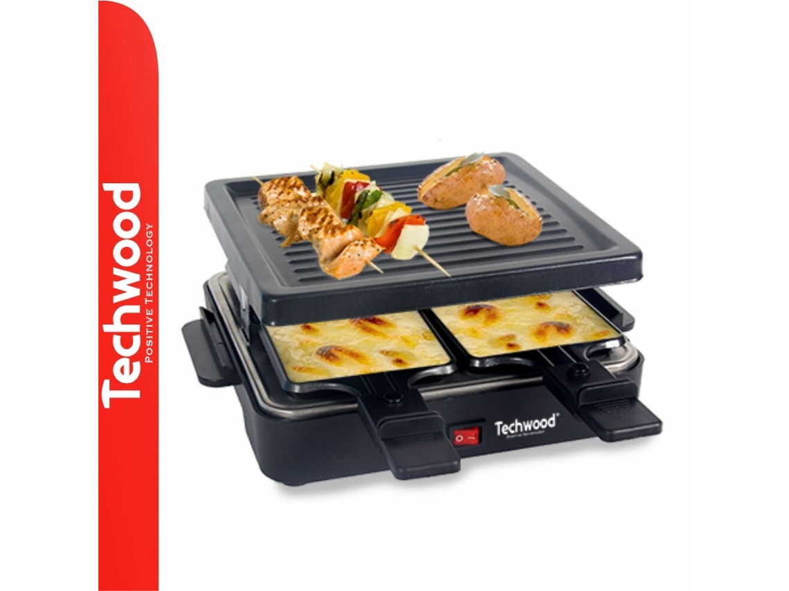 Grill Raclette 4 Personas 600W Techwood