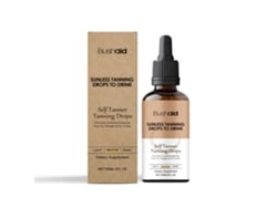 Gotas autobronceadoras saludables para uso oral.