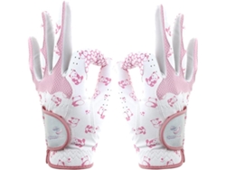 1 Par De Guantes Golf Para Mujer, Suaves, Mano Izquierda Y Derecha, Cuero Transpirable, Antideslizantes, Todo
