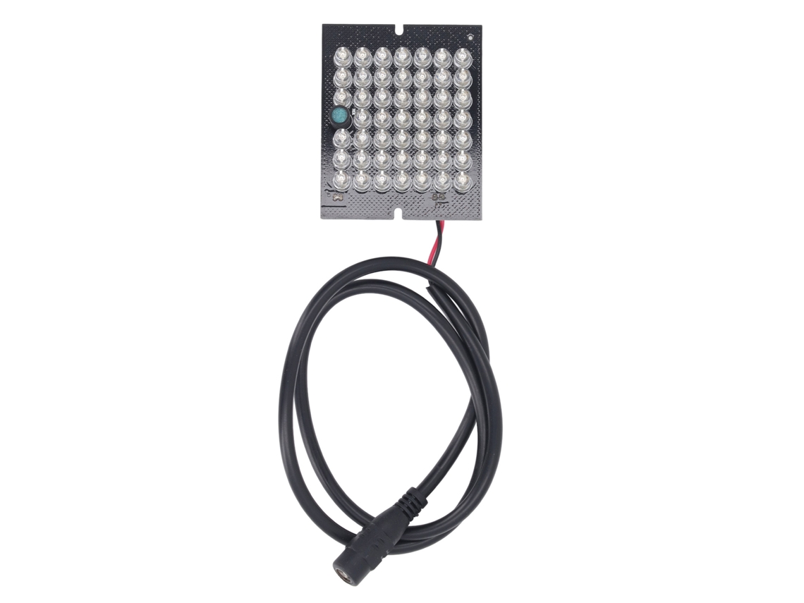 Panel De Lámpara Led Infrarroja Con 48 Led, 850 Nm, Visión Nocturna, 12 V Para Cámaras De Cctv.