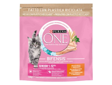 PURINA ONE Bifensis Junior 1-12 Rico en Pollo Gatos Pienso Seco