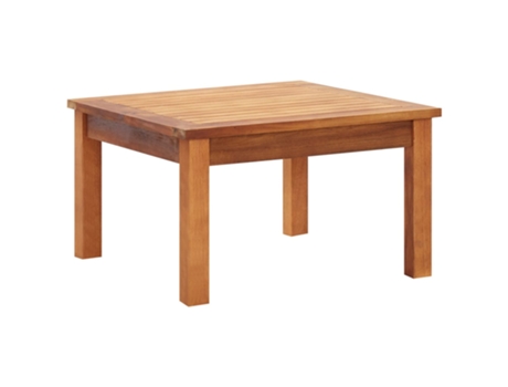 MAISON EXCLUSIVE Mesa de centro de jardín madera maciza de acacia 60x60x36 cm