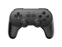 Controlador Inalámbrico Bluetooth 8BITDO Pro2 Edición Negra Switch PC Android Raspberry Pi