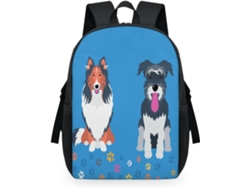 Mochila Tropicallife con un divertido estampado de cachorros para niños, 32,5 x 15