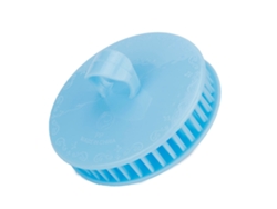 Pincel De Masaje De Silicona Para Cabello Y Cuero Cabelludo Cepillo De Shampoo Con Masaje Meridiano Azul