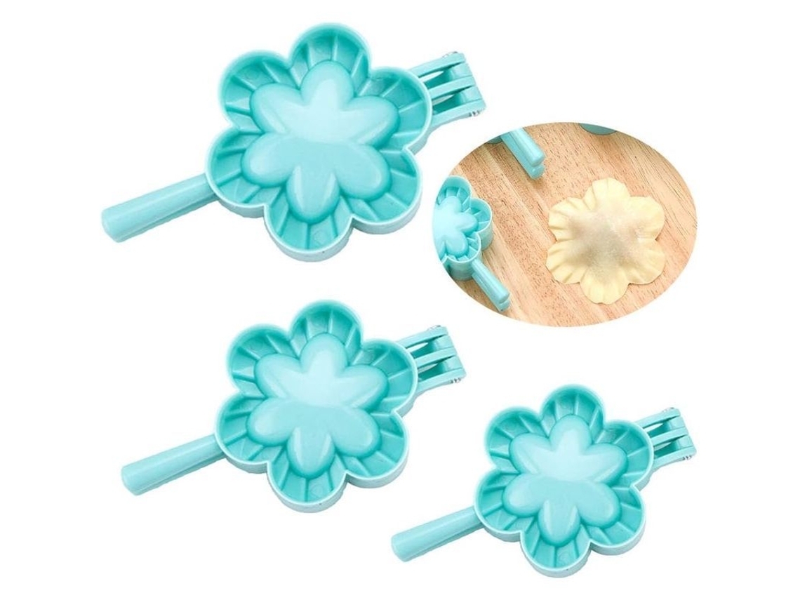 2026-3 Moldes De Pressa Para Raviolis Y Empanadas En Forma De Flor Herramientas De Cocina Para Hogar