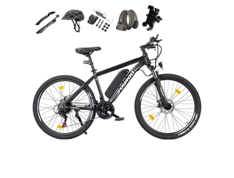 Bicicleta Eléctrica TOUROLL U1 26 MTB 250W 13Ah 65KM 21 Velocidades Cambio Shimano