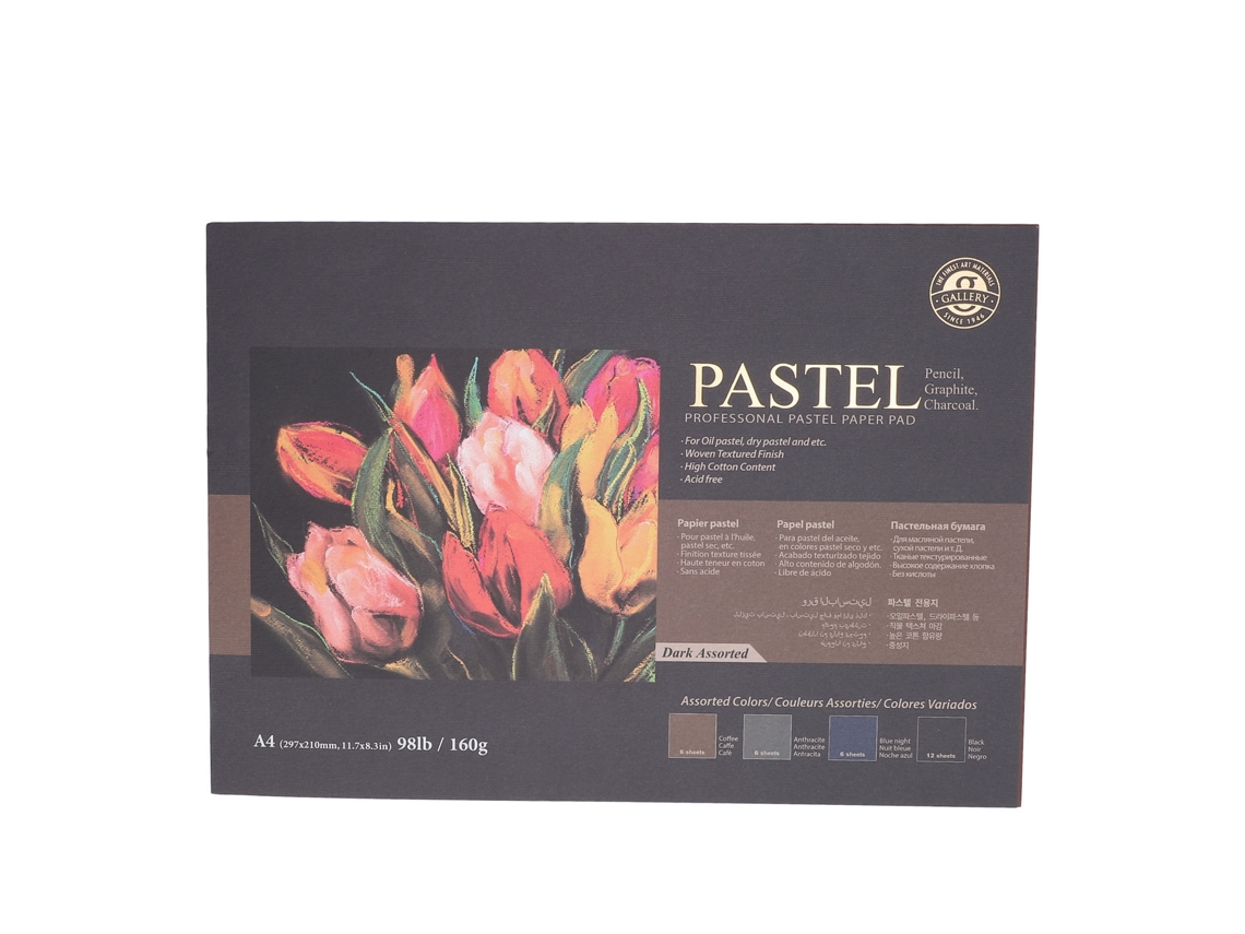 Bloc De Papel Para Repostería Tamaño A4 Con 30 Hojas, Superficie Texturizada Absorbente, Para Pasteles Al Óleo Y Secos.