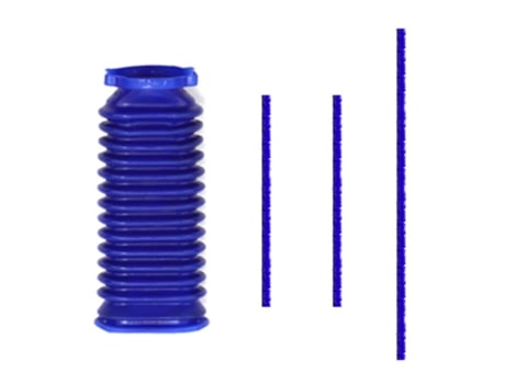 Kit de manguera de tiras de felpa para aspiradora Dyson V7 V8 V10 V11, cabezal de rodillo suave, repuestos de aspiradora Robot