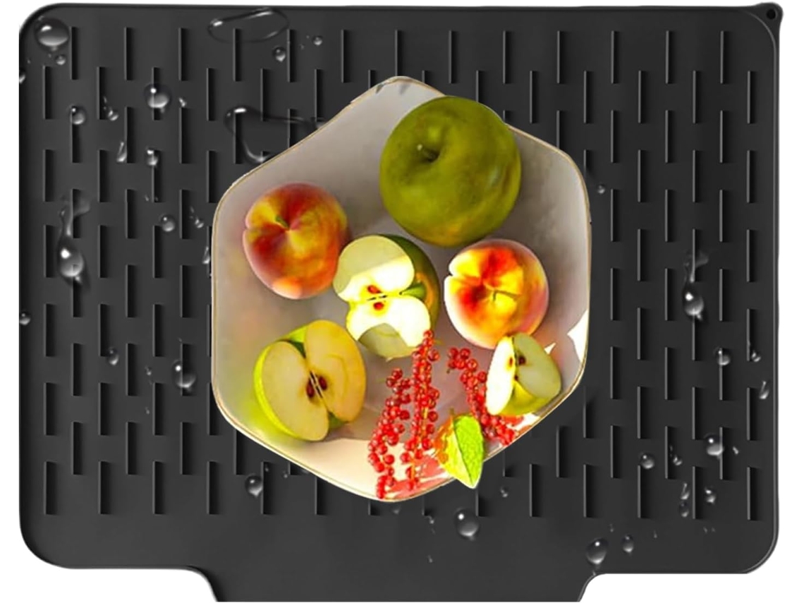 Tapete para fregadero de cocina | Tapete de silicona ideal para preparar y escurrir alimentos Gokoco