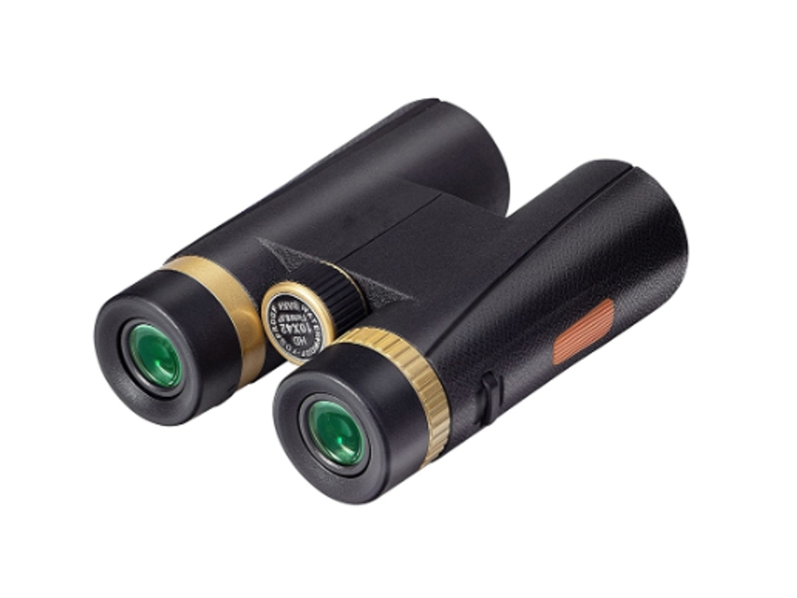 Binoculares para adultos y adolescentes Bak4 Prism FMC Super Lens para observación de aves, caza, deportes, conciertos, viajes, color negro USHION