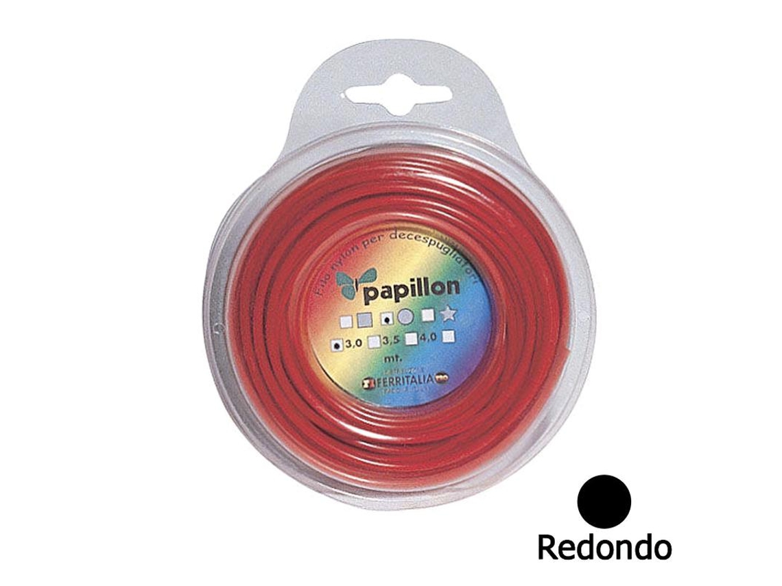 Hilo nylon redondo profesional 3,0 mm. (9 metros)