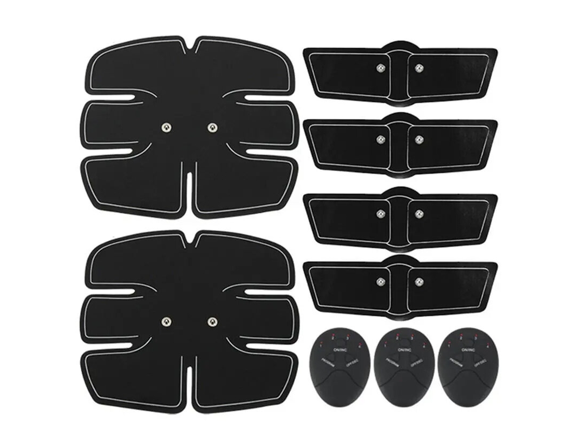 Kaload Estimulador Elétrico Para Treinamento Muscular Abdominal E De Braços - Treinador Corporal Para Modelagem Corporal